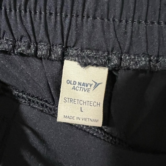 Women’s navy blue Old Navy active track athletic pants joggers L large - Picture 6 of 8
